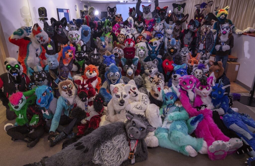 A room full of furries.